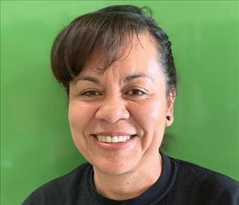 smiling female, SERVPRO employee with brown hair